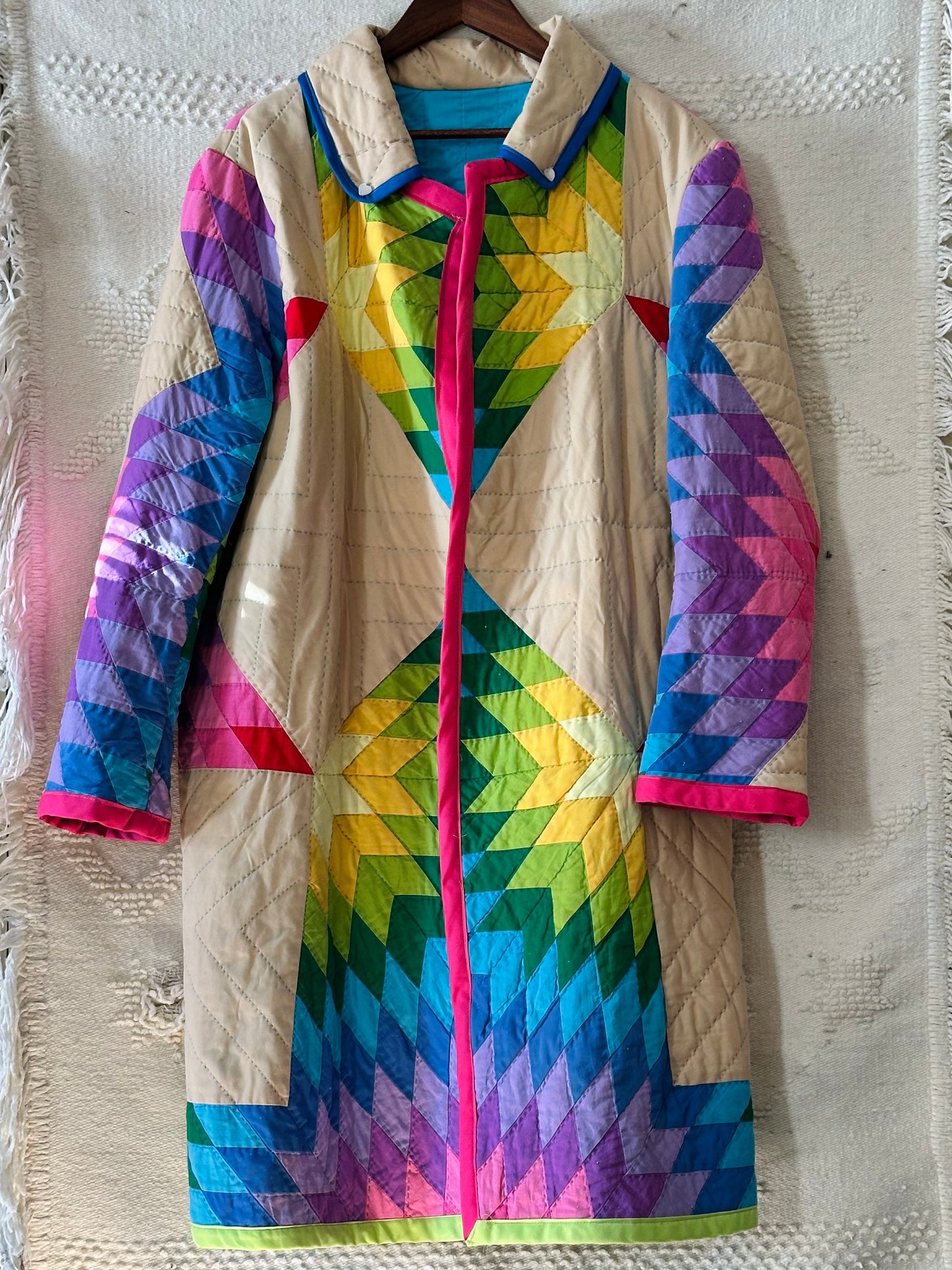 Revival Quilt Coat - Rainbow Star
