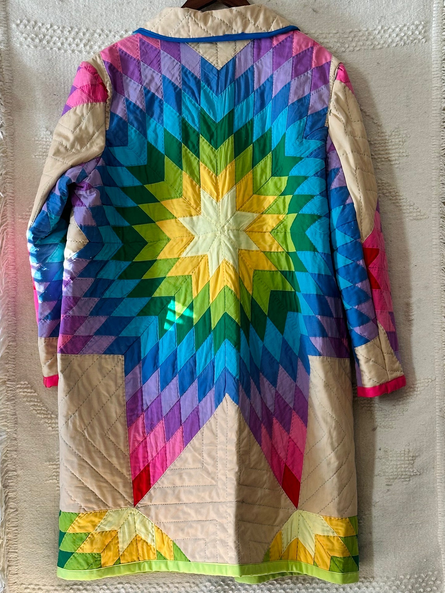 Revival Quilt Coat - Rainbow Star