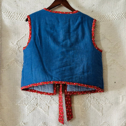M/L Vestige Bow Vest - Dreamin'