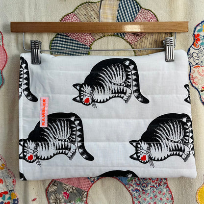 Laptop Quilted Cat Pouch