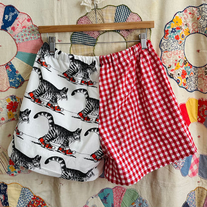 Large/XL Cat Shorts - Split