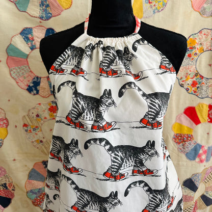Small/Medium Backless Cat Sundress