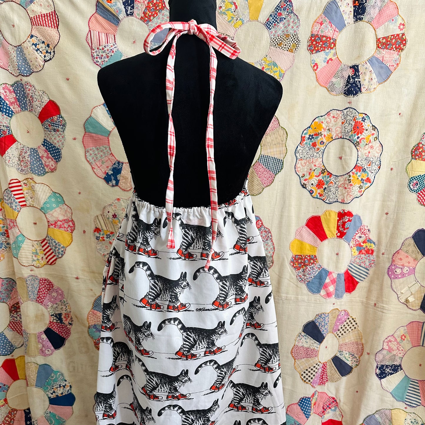 Small/Medium Backless Cat Sundress